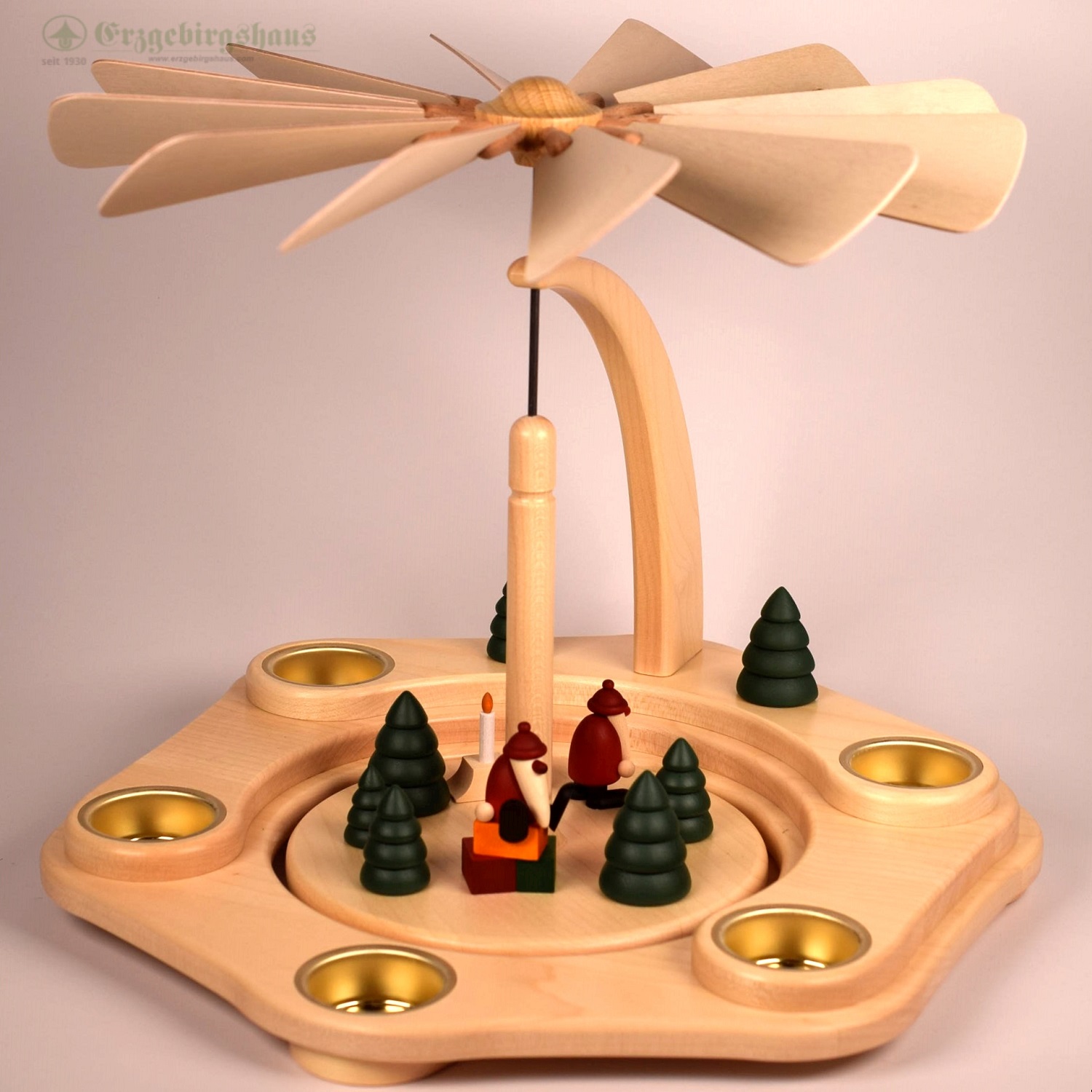 Pyramide „leer“ 5 Teelichter – Bild 7