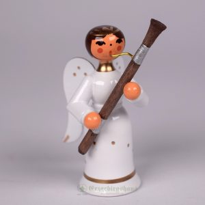 Engel,schlank; weiß Musiker- Fagott
