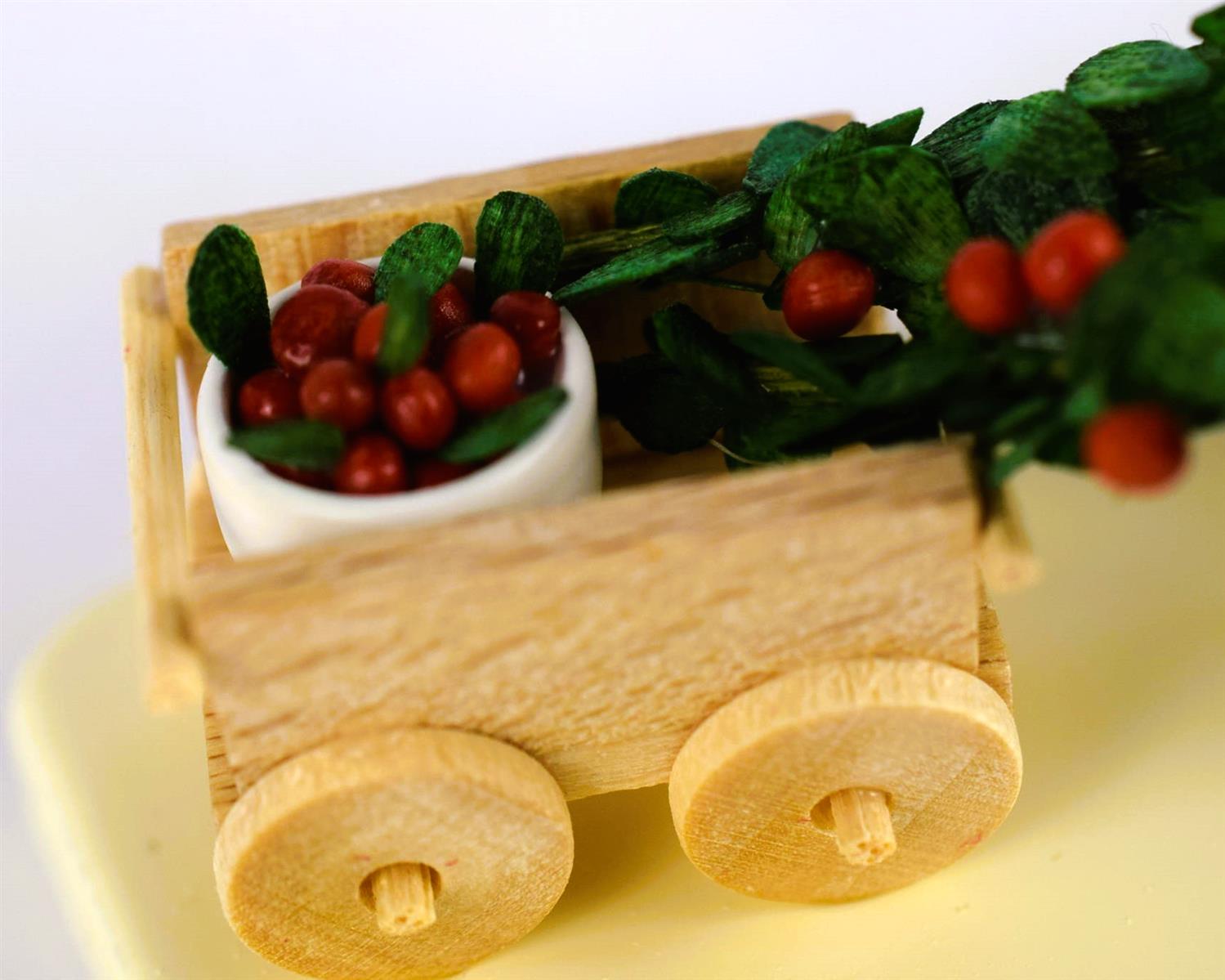 Kirschenernte – Mädchen mit Wagen und Kirschen – Bild 2