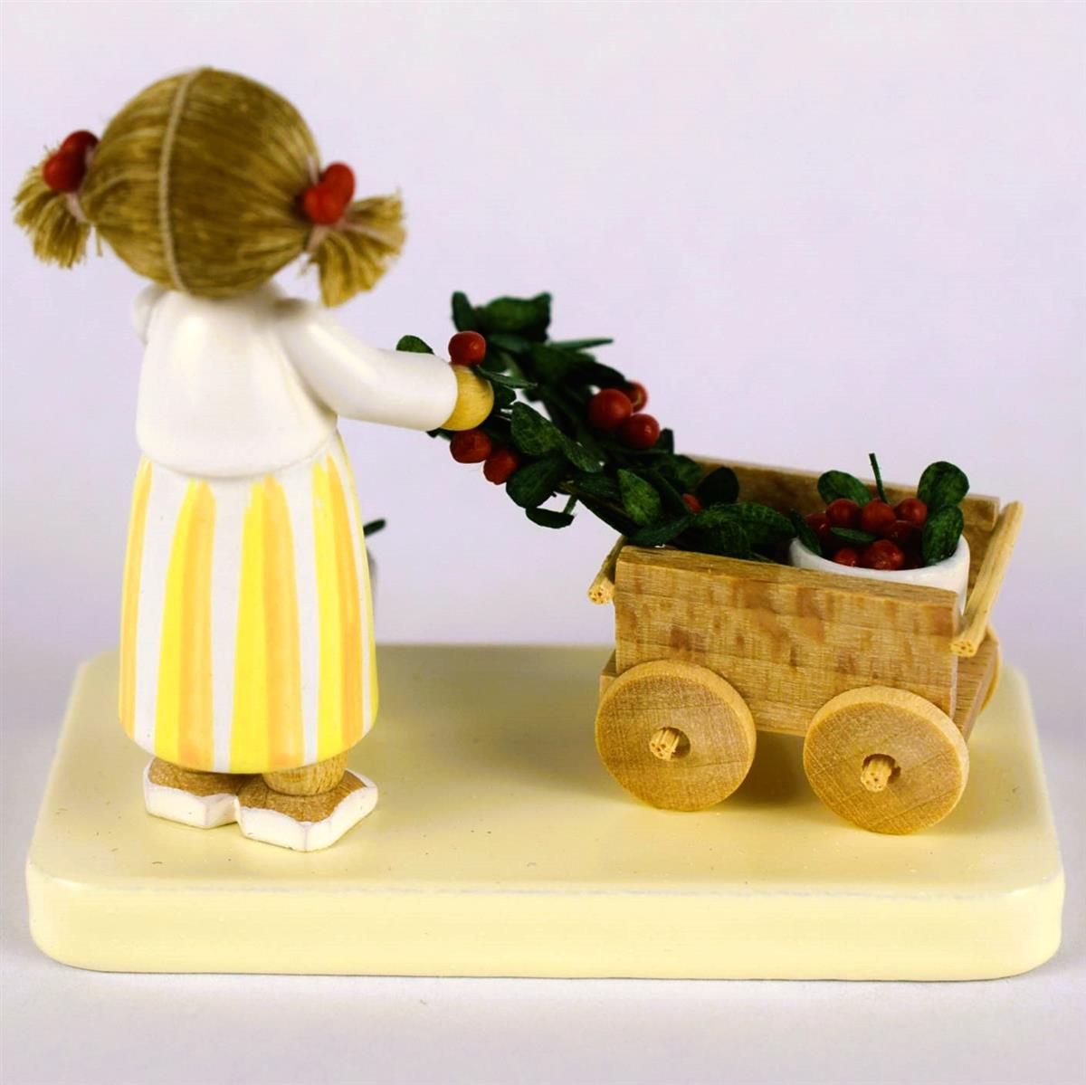 Kirschenernte – Mädchen mit Wagen und Kirschen – Bild 5