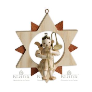 Blank Kurzrockengel im Stern mit Zugposaune