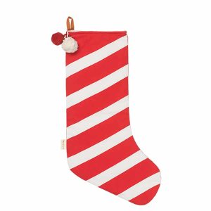 Weihnachtsstrumpf *Candy Cane Holly Red*