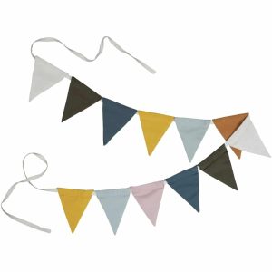 Wimpel-Girlande, Blue Mix