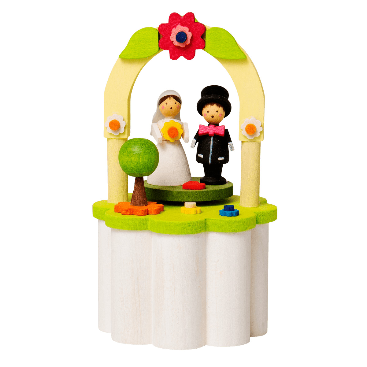 Kurbelspieldose Brautpaar