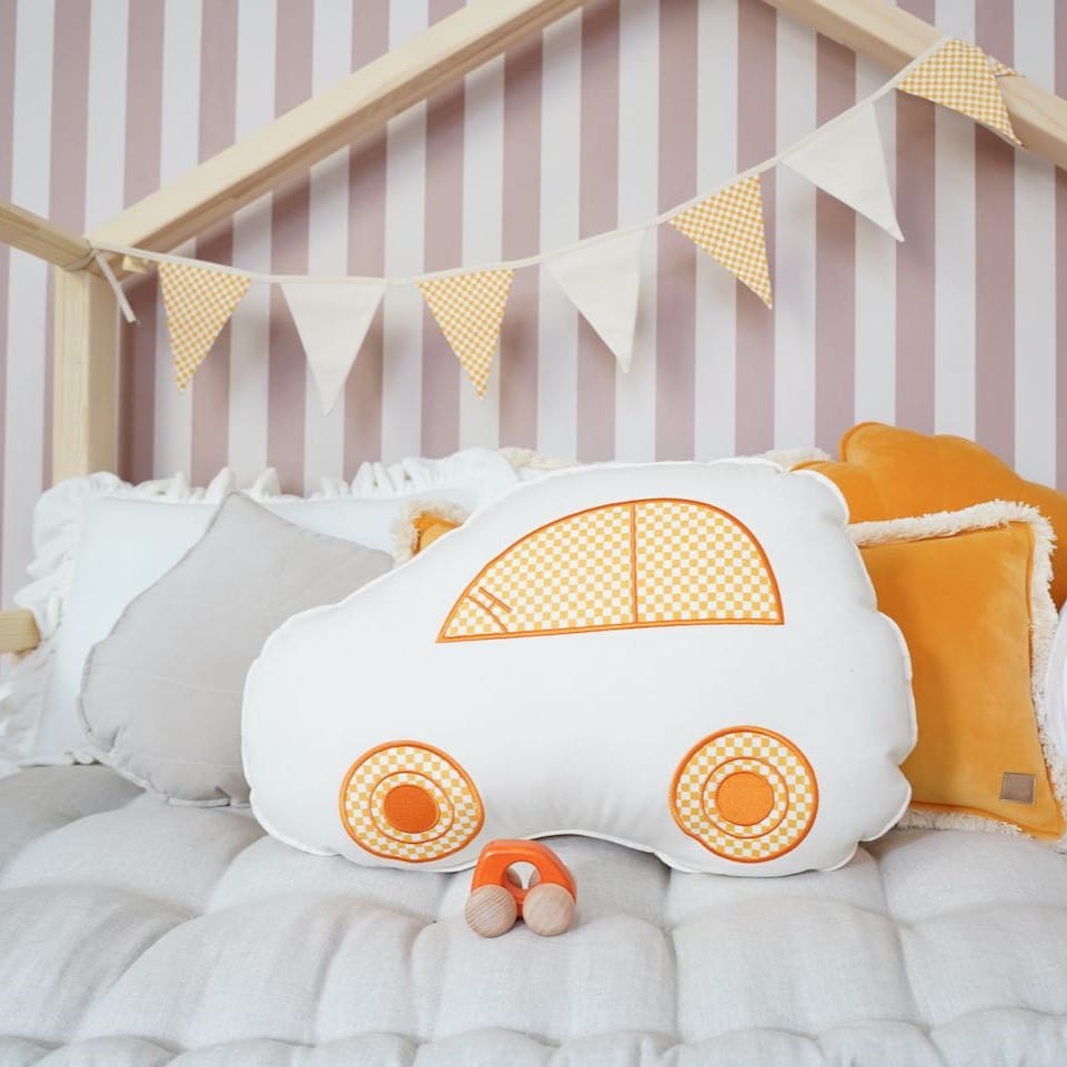 Kissen Auto “Honey checkered” – Bild 5