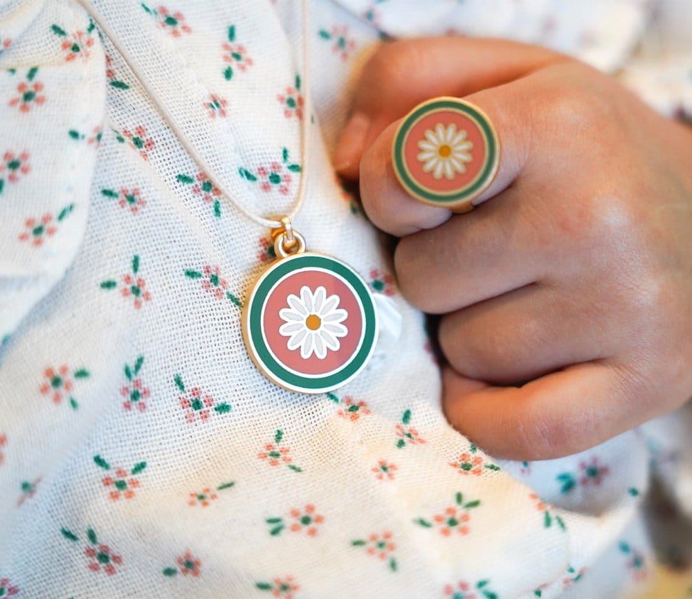 Halskette “Flower” 2er Set – Bild 2