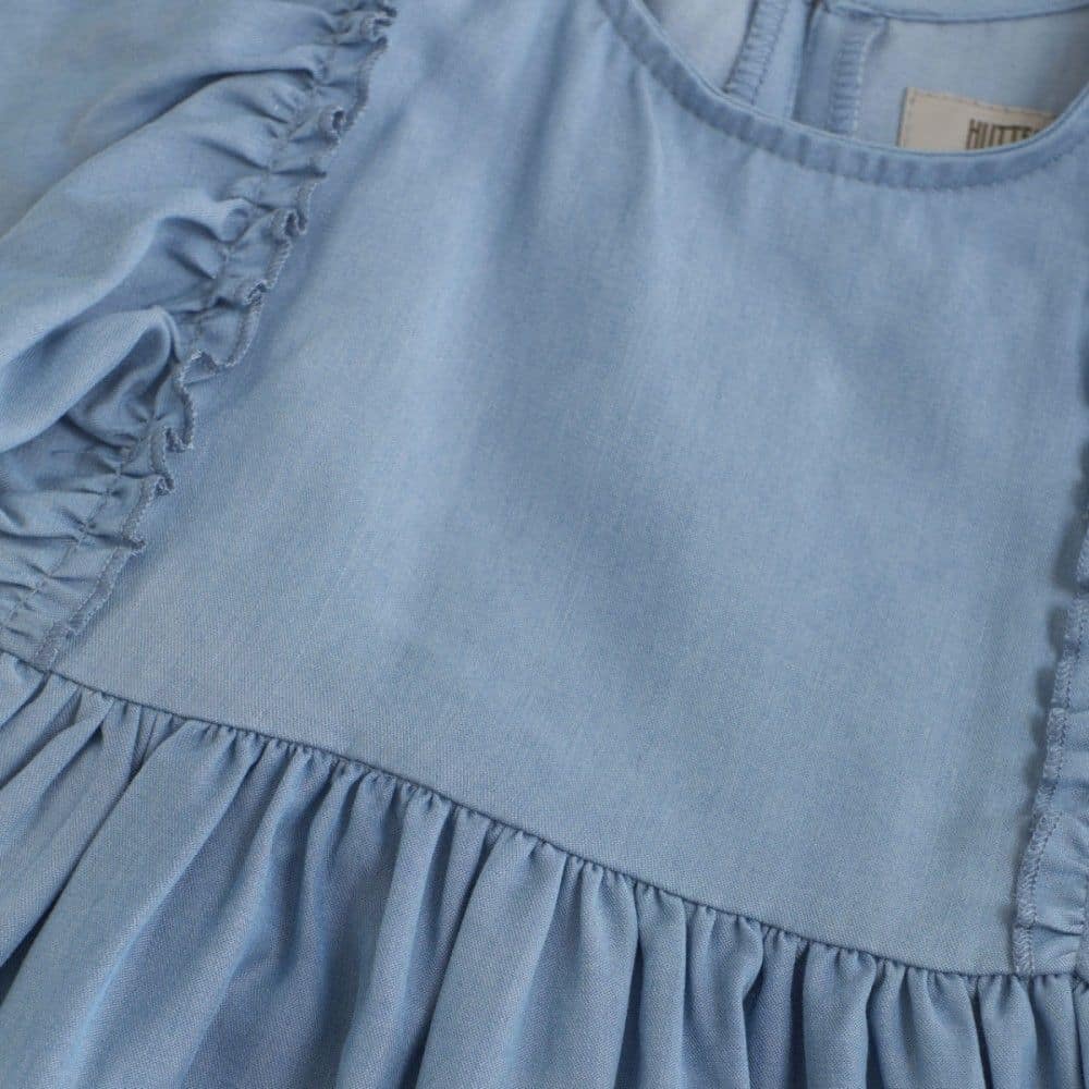 Kleid *Soft Chambray*, Blau – Bild 5