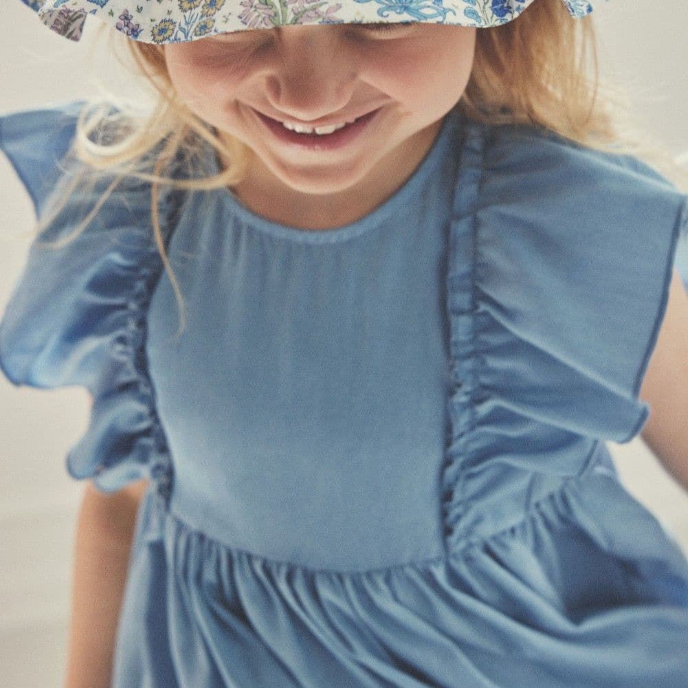 Kleid *Soft Chambray*, Blau – Bild 4