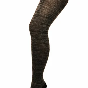 Fashion Tights meliert Grau-Schwarz, 40-42