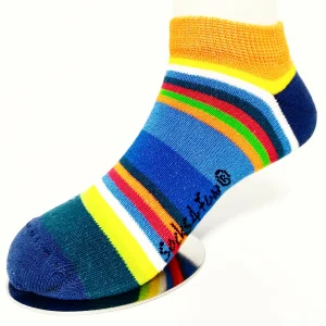 Socks 4 Fun Sneaker Stripes, 23-26
