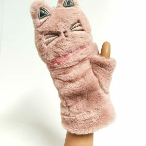 Crönert Handstulpen Miau Hellrosa, OS