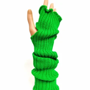 Gloves Stulpe Kurzform Rippe Grün, OS