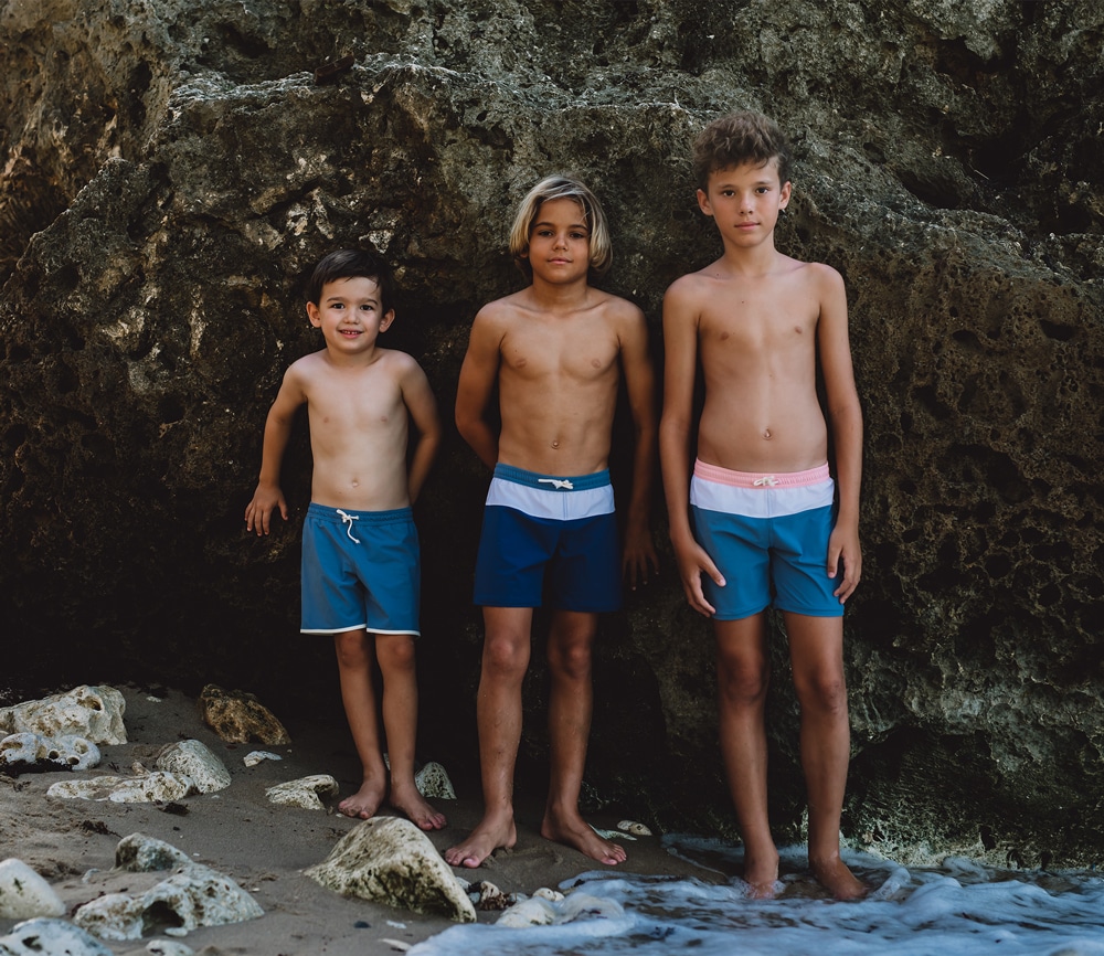 Schwimmshort “HARRY” Light/Night Blue – Bild 5