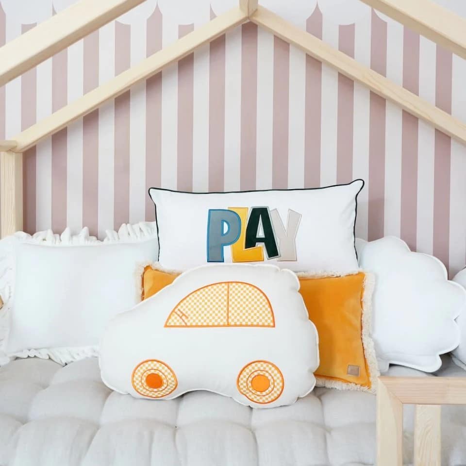 Kissen Auto “Honey checkered” – Bild 2