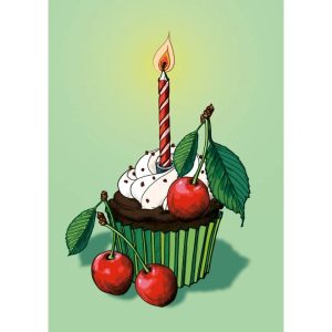 Geburtstagskarte von illi, Geburtstagstörtchen *KEKI*