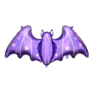 Folienballon Fledermaus, Lila