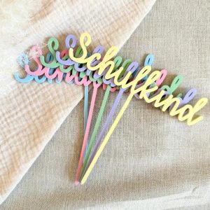 Cake Topper, Schulkind