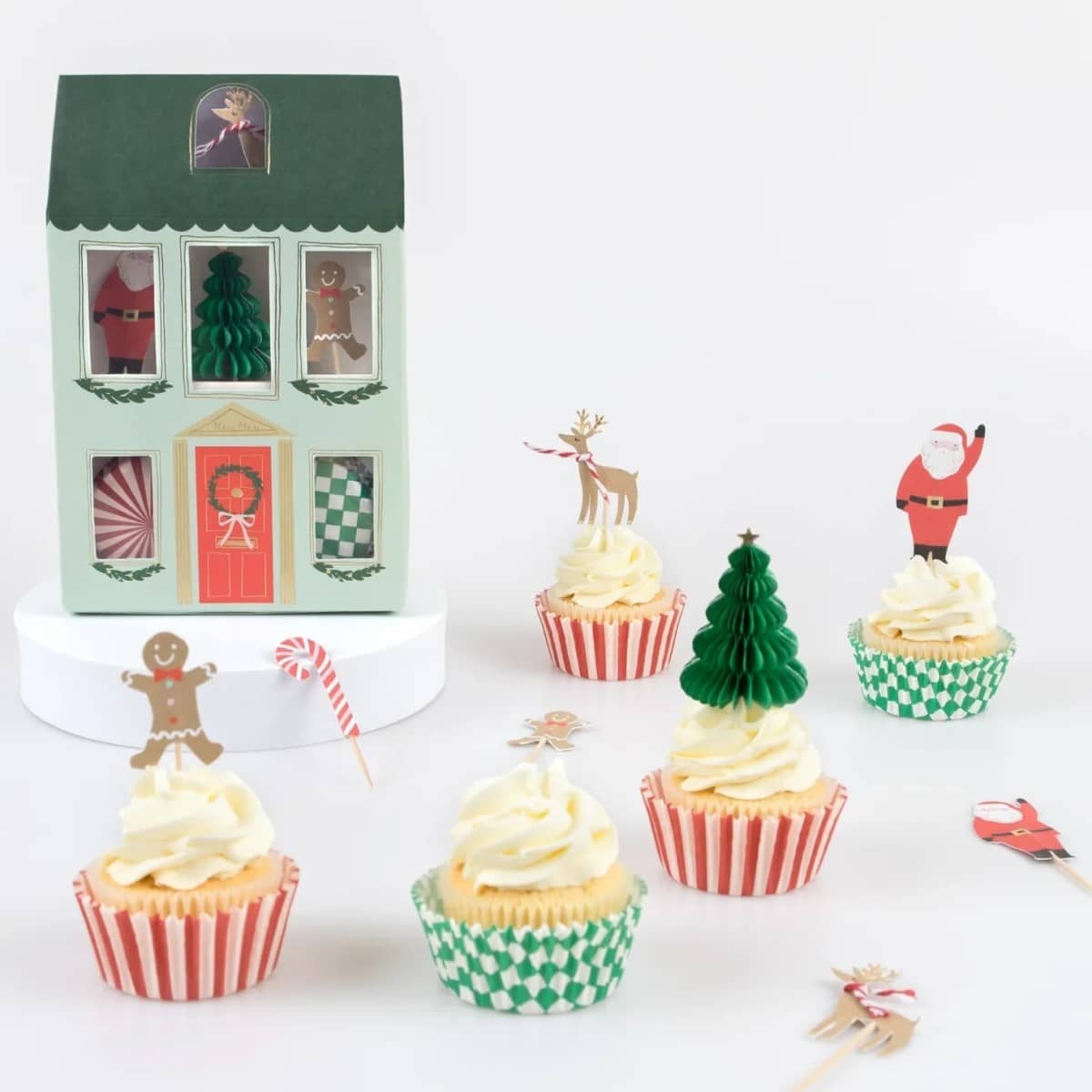 Cupcake Set, Weihnachten – Bild 2