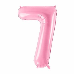 XL Folienballon Zahl “7” Rosa