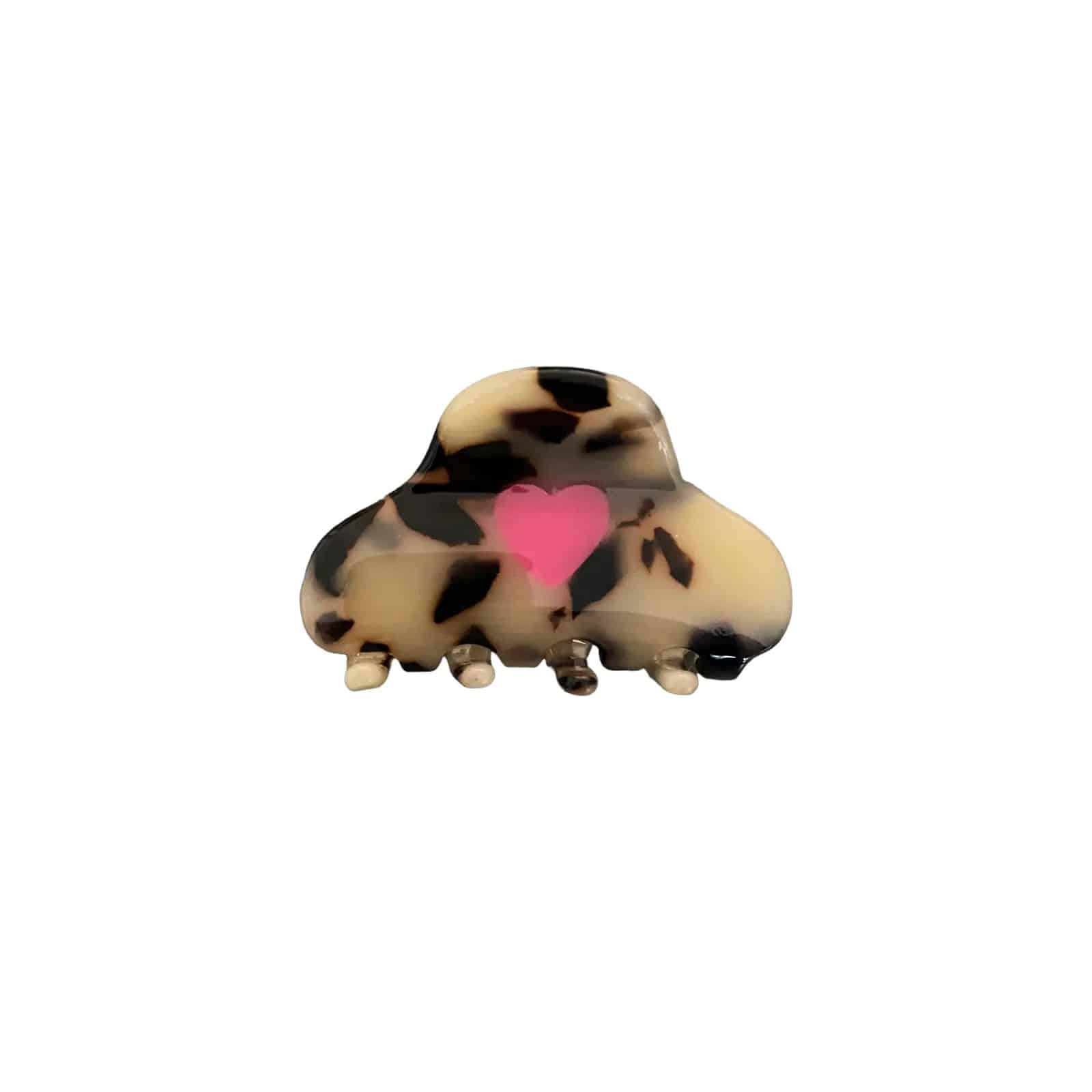 Haarklammer, Neon Heart, zwei Größen – Bild 3