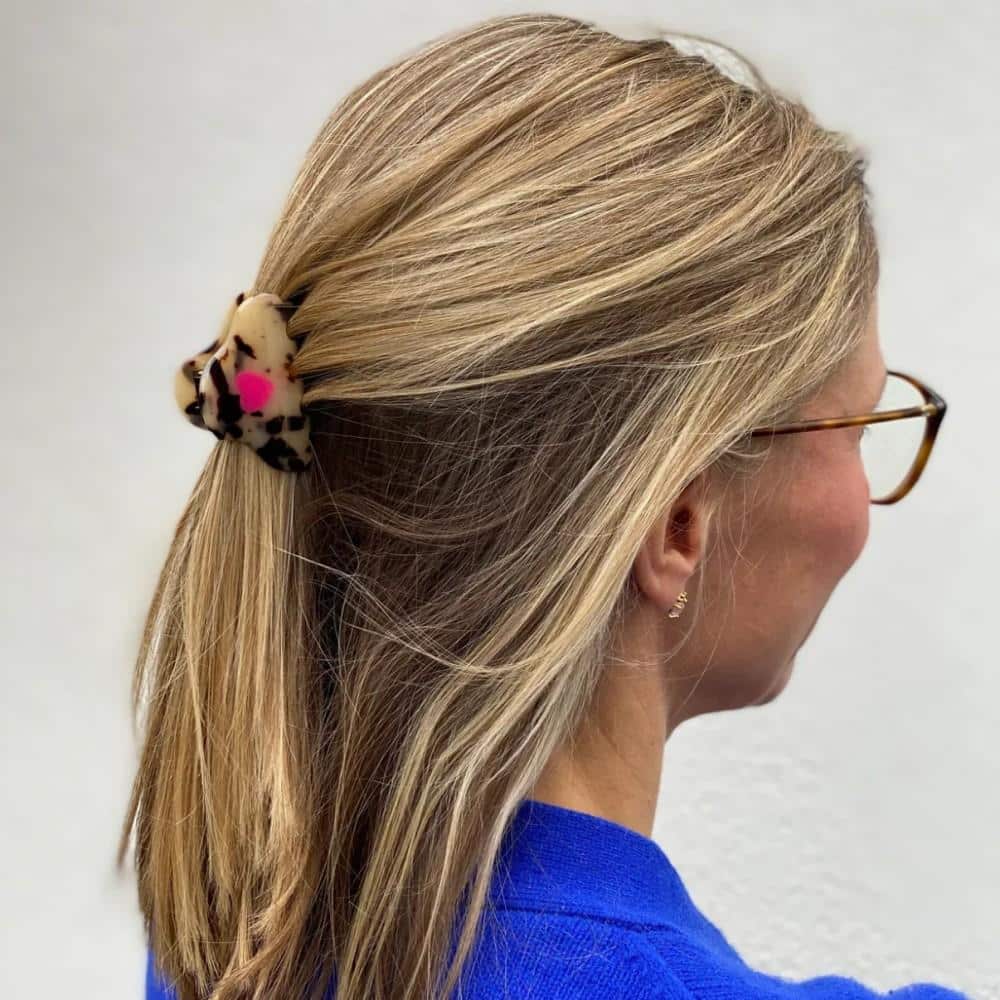 Haarklammer, Neon Heart, zwei Größen – Bild 4