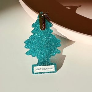 Schlüsselanhänger Baum, Good Vibes Only