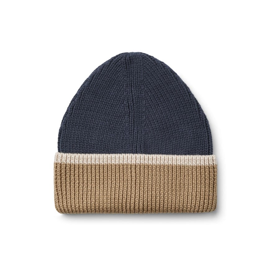 Mütze “Ezra” Midnight Navy, Oat Mix