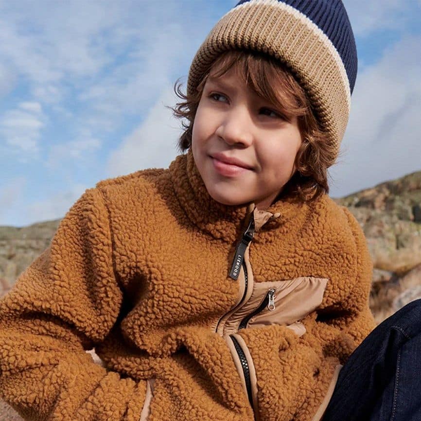 Mütze “Ezra” Midnight Navy, Oat Mix – Bild 2