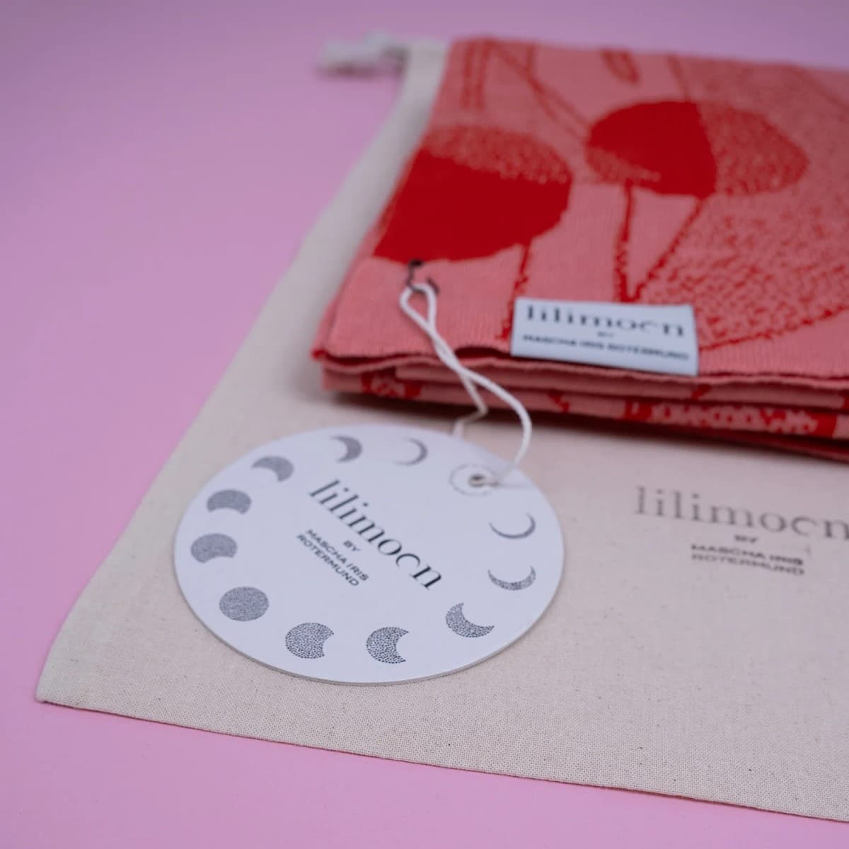 Personalisierte Babydecke *Rosalie*, Korallenrosa / Rot – Bild 7