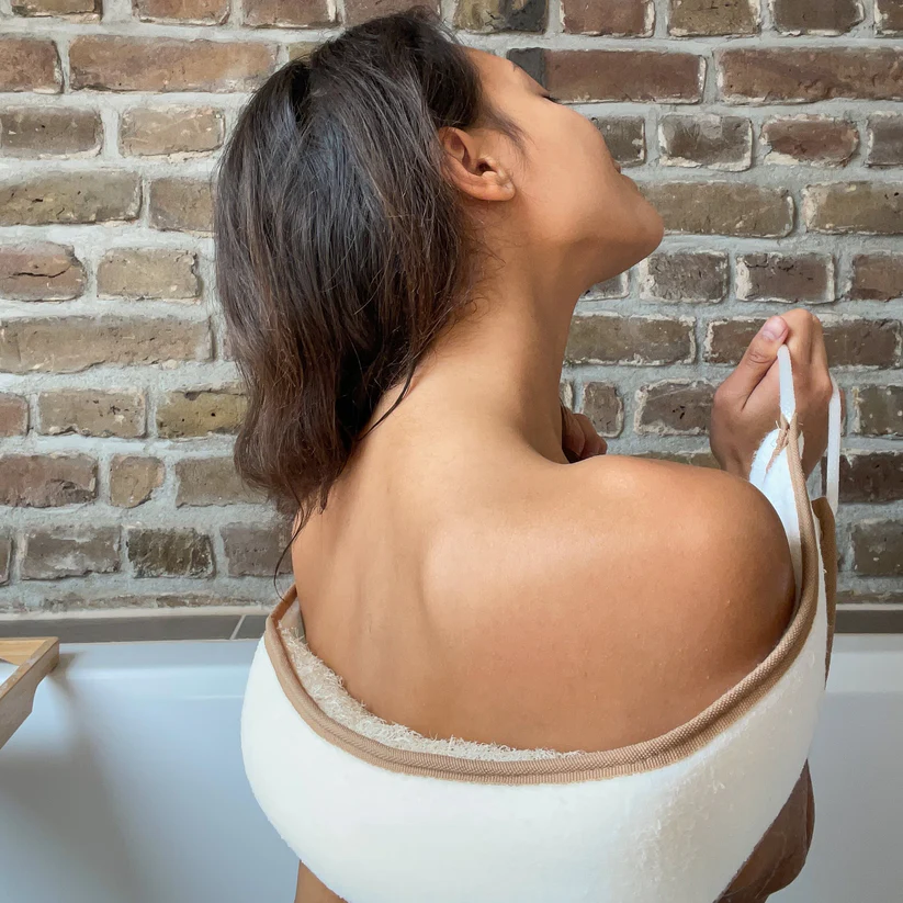 EcoClassic | Peeling Rückenband – Luffa Schwamm