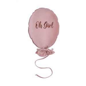 Ballonkissen “Oh Girl” Rose
