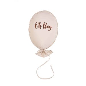 Ballonkissen “Oh Boy” Vanille
