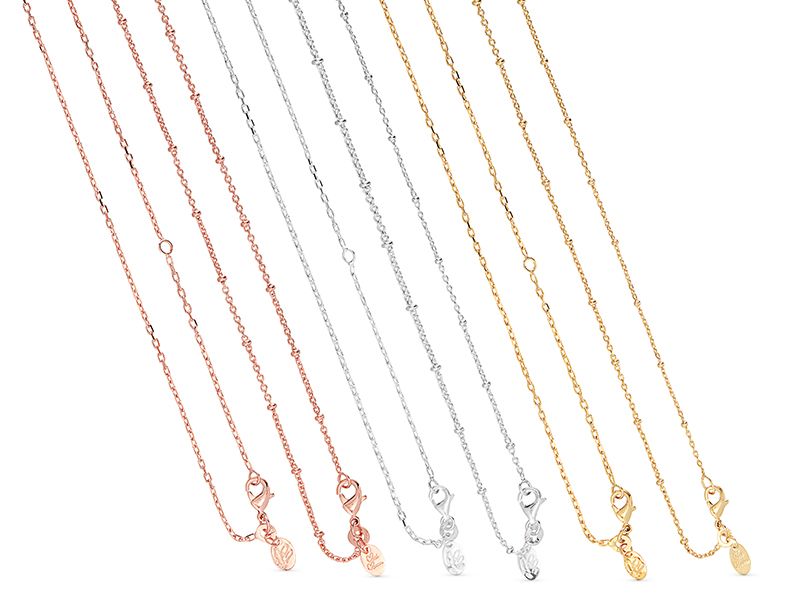 Personalisierte große gehämmerte Plättchen Halskette mit Halbedelstein in 925er Sterlingsilber – Bild 6