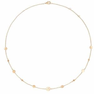 Personalisierte kurze Pastille Halskette in 18kt Vergoldung
