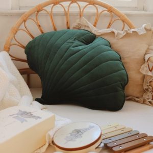 Ginkgoblatt Kissen, Grün