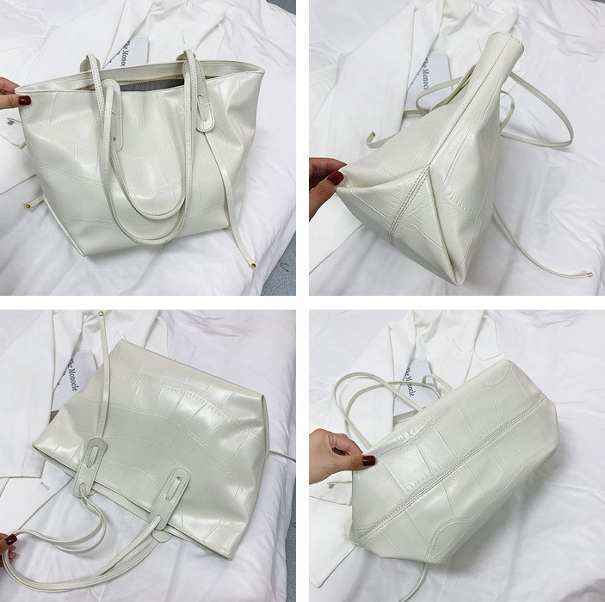 AnBeck ‘Carry your STYLE’ Shopper / Umhängetasche (weiß) – Bild 6