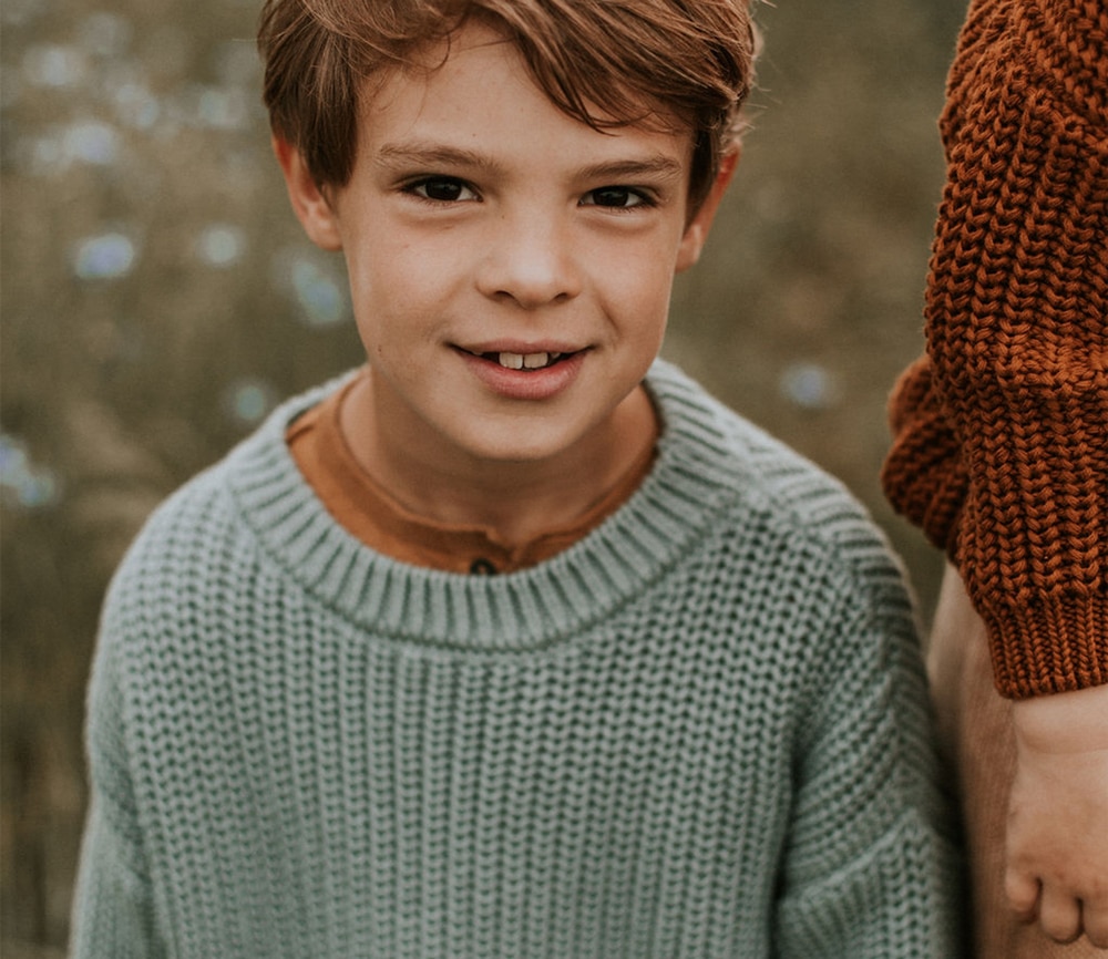 Pullover “Chunky knit”, Ocean – Bild 3