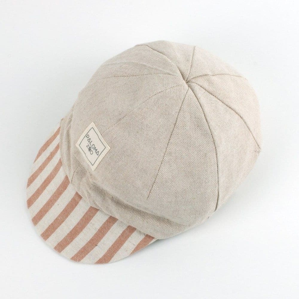 Velo Cap, Beige & Terra Stripes – Bild 4