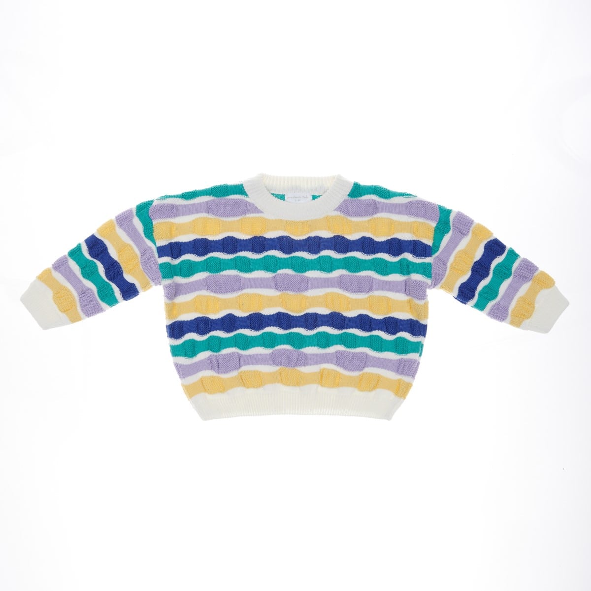 Baumwollpulli Weave, Bunt – Bild 2