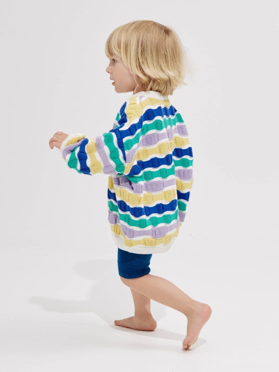 Baumwollpulli Weave, Bunt – Bild 4