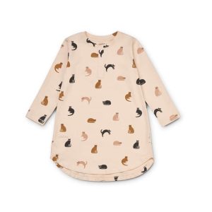 Nachthemd “Alva” Katzen, Apple Blossom