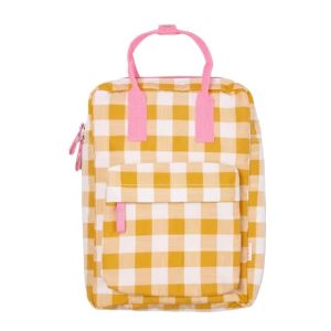 Retro Check Gelb, Rucksack