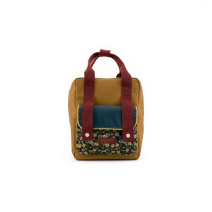 Kleiner Rucksack *Golden*, Inventor Green + Flowerfield