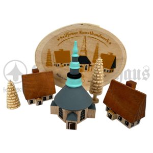 Spanschachtel – Dorf Seiffen 5-teilig