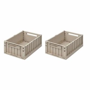 Aufbewahrungsboxen *Weston* Sandy, Klein 2er Set