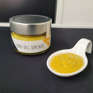Bio-Senfmanufaktur Weber | Honig Dill Senfsauce – BIO – 130g Glas
