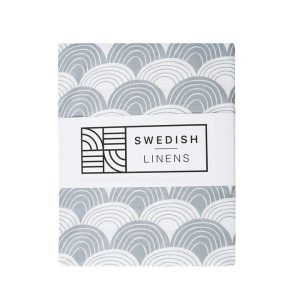 Spannbettlaken “Regenbogen” Tranquil Gray 60x120cm