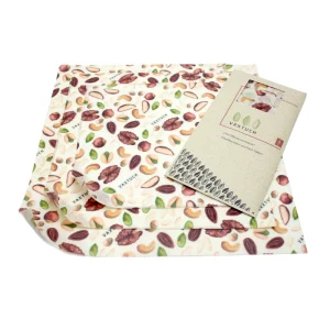 Vaxtuch – das vegane Wachstuch – Basis-Set “Nuts & Seeds”