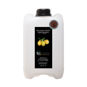 Williams-Christ Birnenbrand 5 L im Kanister-Bronzene Kammerpreismünze