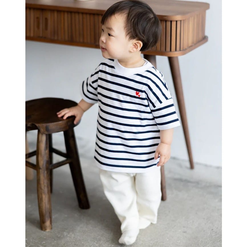 T-Shirt Mini *Colette*, White/Navy – Bild 2